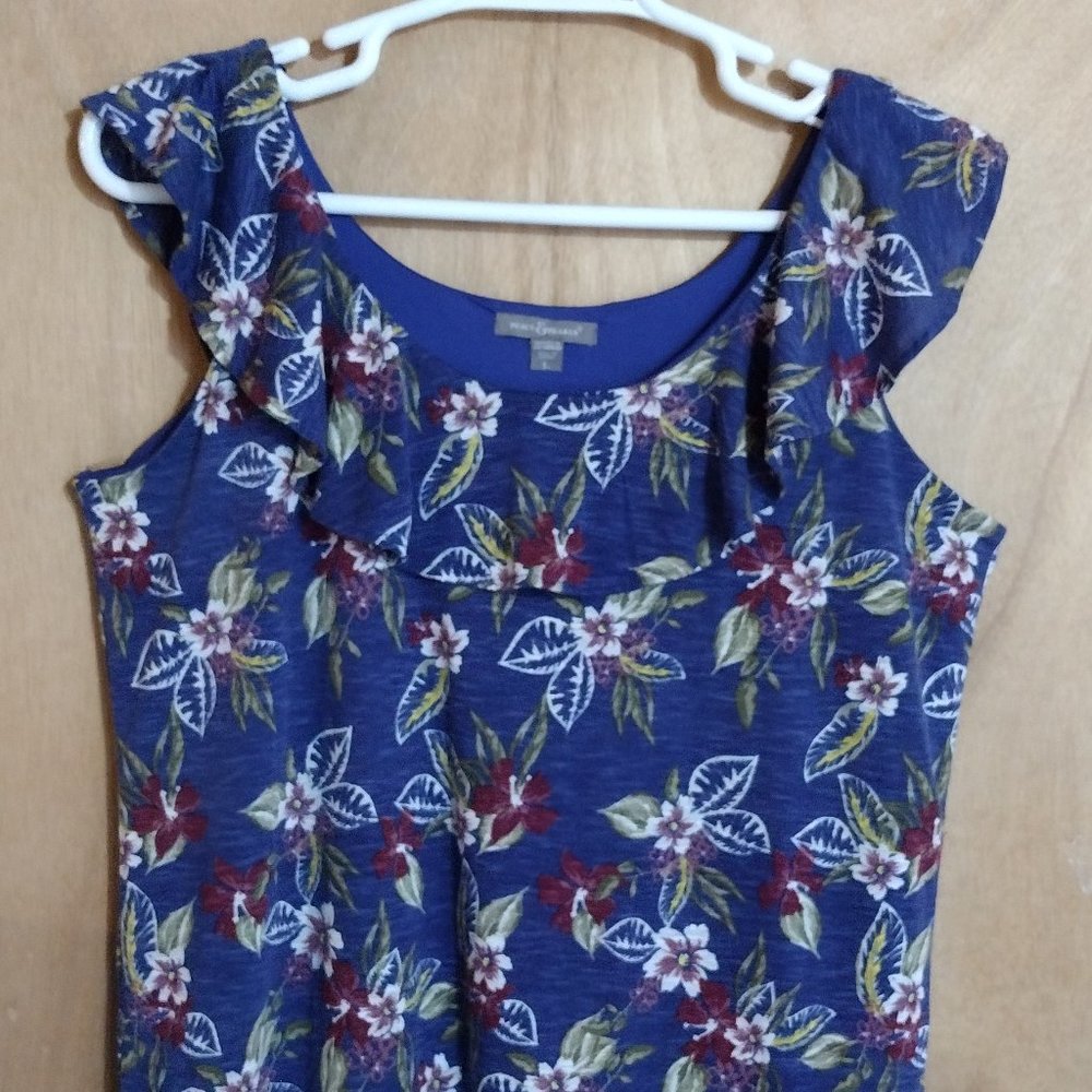 Peace & Pearls Blouse Top Large